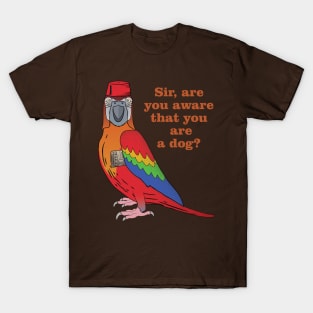 Funny Parrot Wearing a Fez T-Shirt